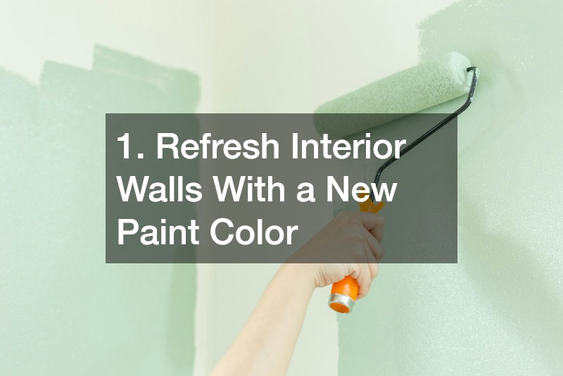 1. Refresh Interior Walls With a New Paint Color