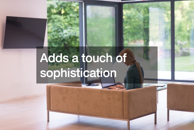 Adds a touch of sophistication