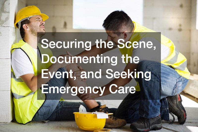 Securing the Scene, Documenting the Event, and Seeking Emergency Care