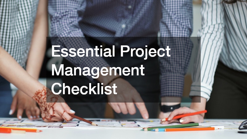 Essential Project Management Checklist