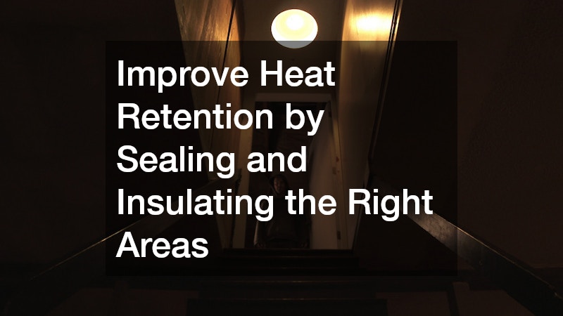 Improve Heat Retention by Sealing and Insulating the Right Areas