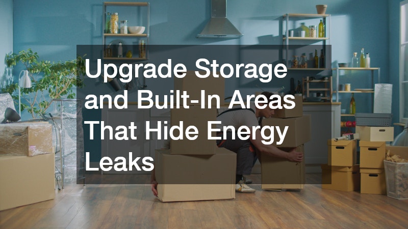 Upgrade Storage and Built-In Areas That Hide Energy Leaks