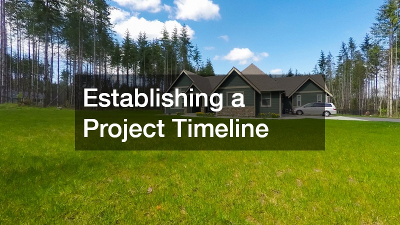Establishing a Project Timeline