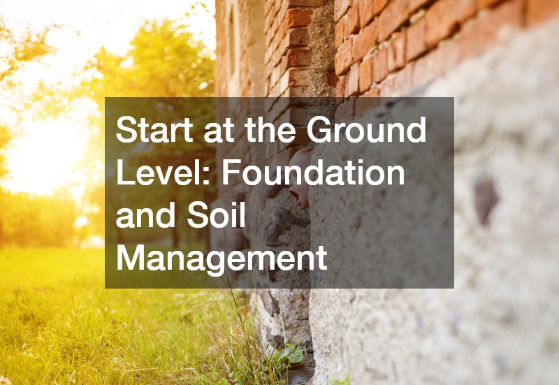 Start at the Ground Level: Foundation and Soil Management