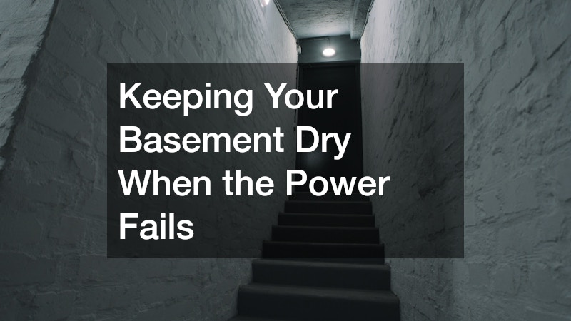 Keeping Your Basement Dry When the Power Fails