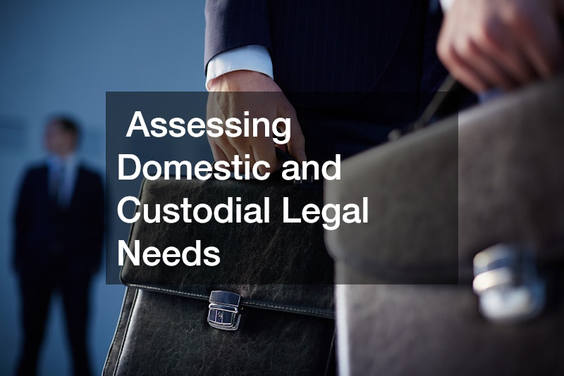  Assessing Domestic and Custodial Legal Needs