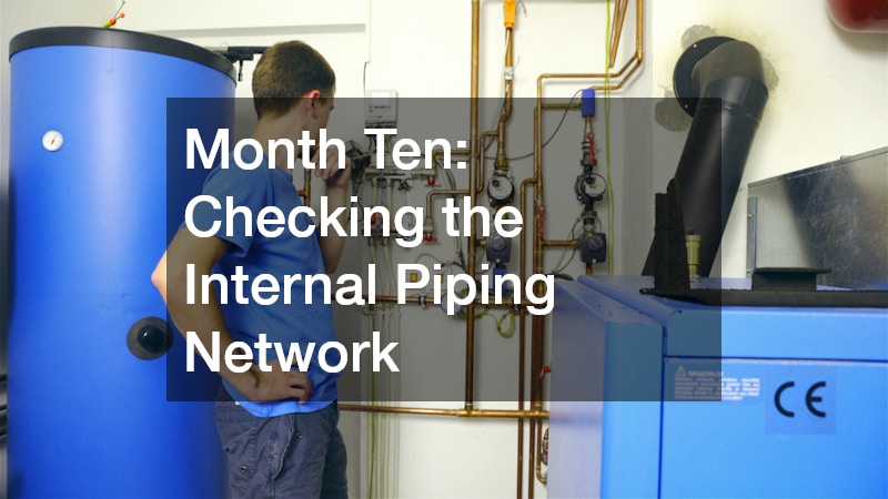 Month Ten: Checking the Internal Piping Network