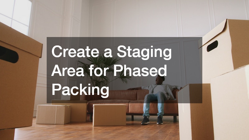 Create a Staging Area for Phased Packing
