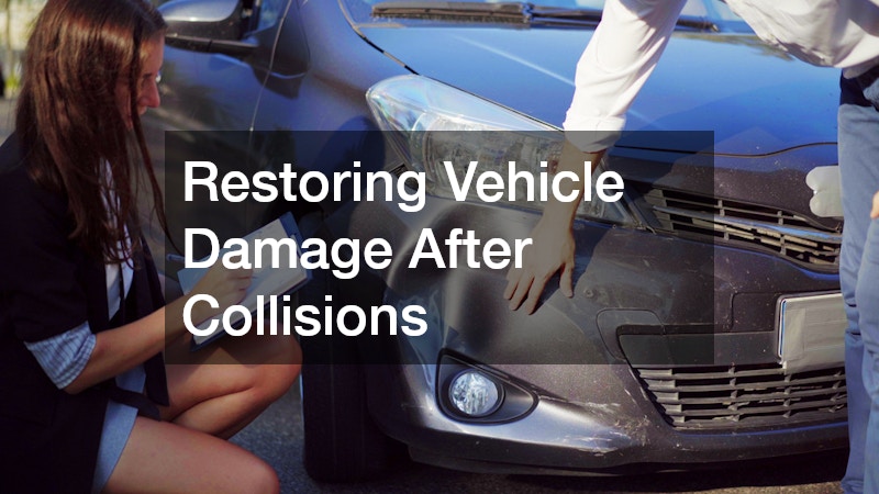 Restoring Vehicle Damage After Collisions