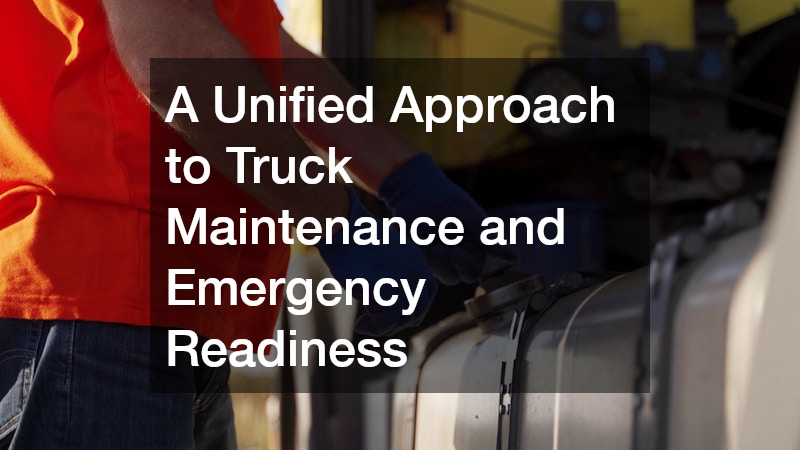 A Unified Approach to Truck Maintenance and Emergency Readiness