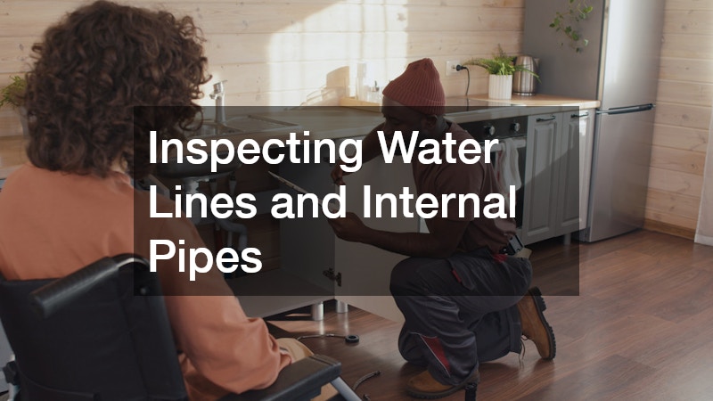 Inspecting Water Lines and Internal Pipes