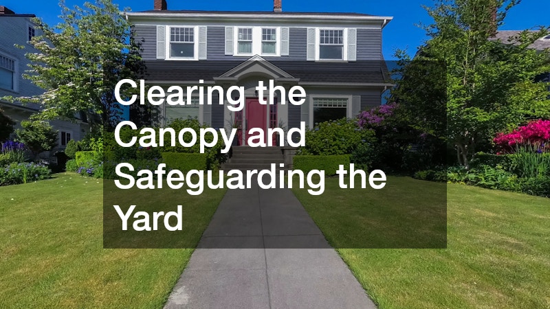 Clearing the Canopy and Safeguarding the Yard