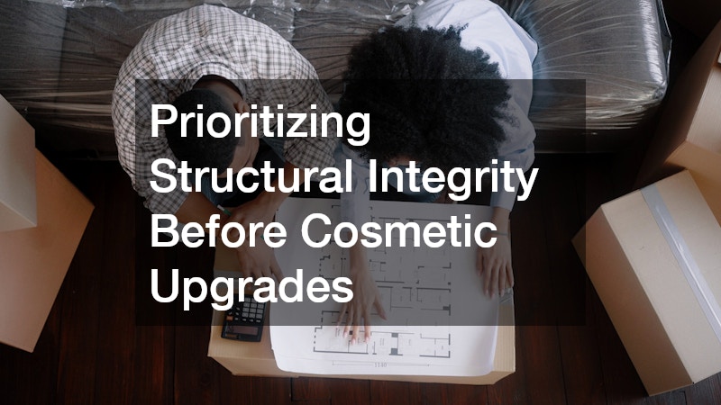 Prioritizing Structural Integrity Before Cosmetic Upgrades