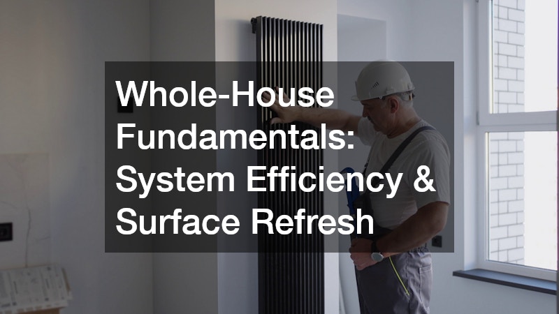 Whole-House Fundamentals: System Efficiency & Surface Refresh