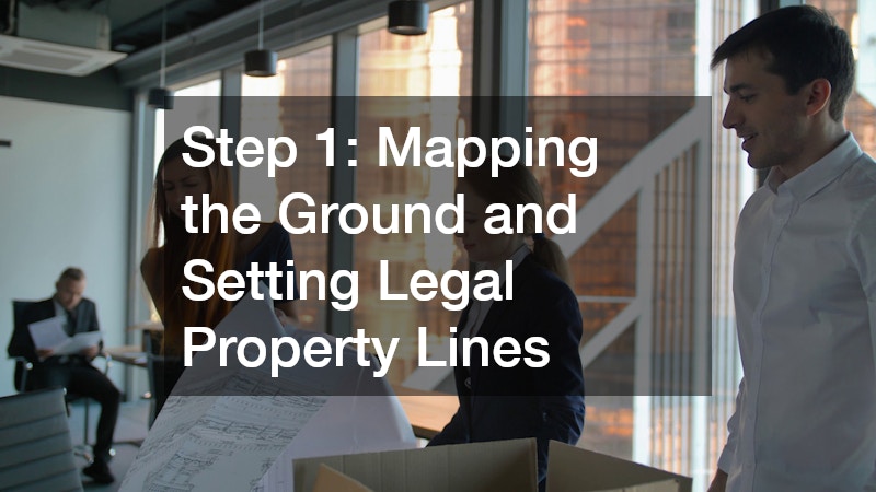 Step 1: Mapping the Ground and Setting Legal Property Lines