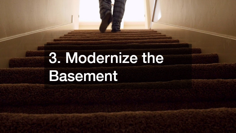 3. Modernize the Basement