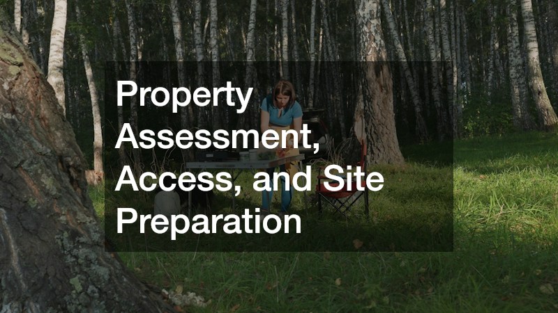 Property Assessment, Access, and Site Preparation