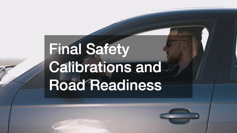 Final Safety Calibrations and Road Readiness
