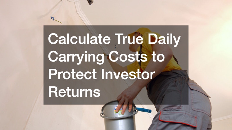 Calculate True Daily Carrying Costs to Protect Investor Returns