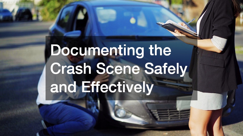 Documenting the Crash Scene Safely and Effectively