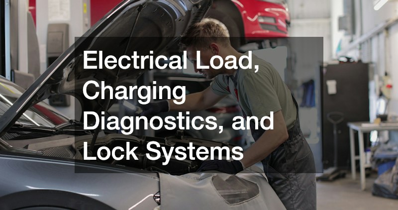 Electrical Load, Charging Diagnostics, and Lock Systems