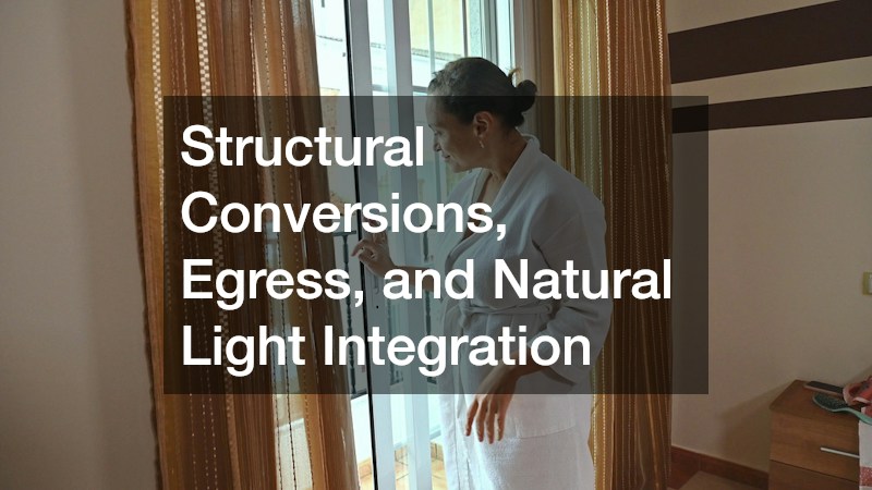 Structural Conversions, Egress, and Natural Light Integration