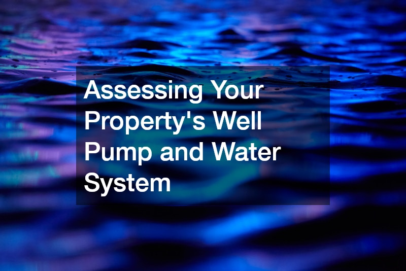 Assessing Your Property’s Well Pump and Water System