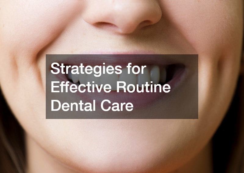 Strategies for Effective Routine Dental Care