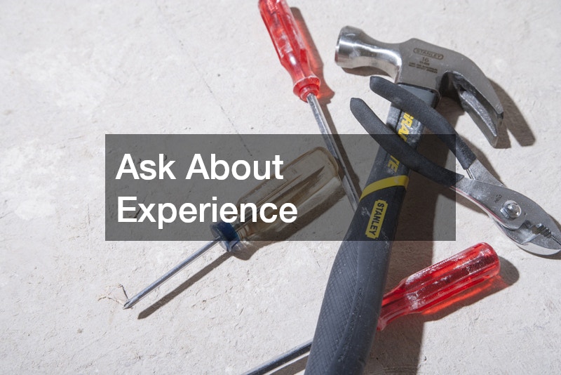 Ask About Experience