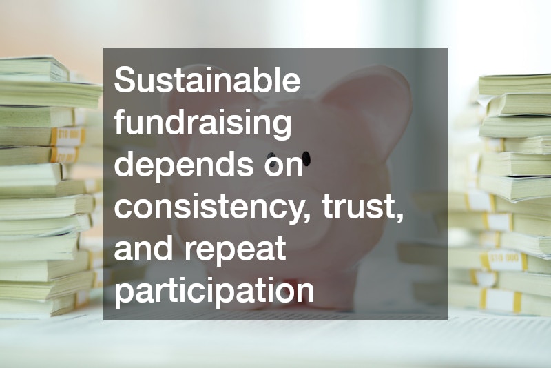 Sustainable fundraising depends on consistency, trust, and repeat participation