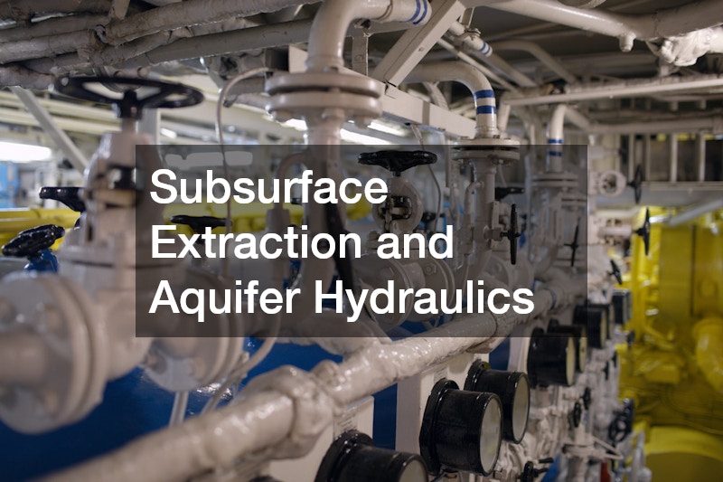 Subsurface Extraction and Aquifer Hydraulics