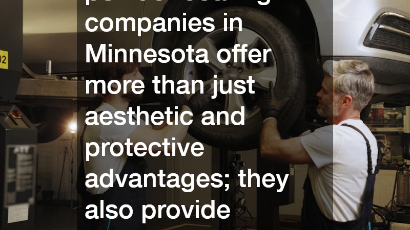 Professional powder coating companies in Minnesota offer more than just aesthetic and protective advantages; they also provide environmentally friendly solutions.