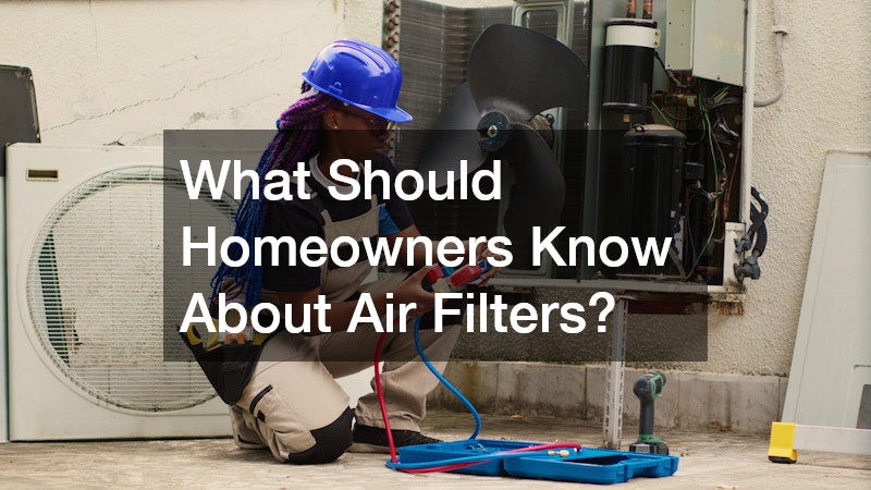 What Should Homeowners Know About Air Filters?