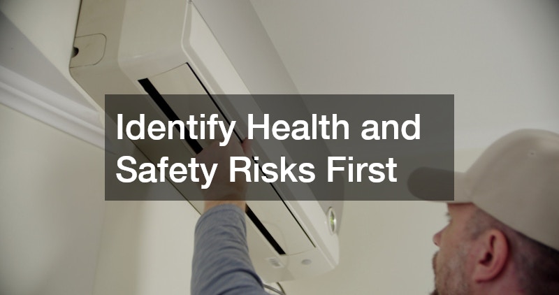 Identify Health and Safety Risks First