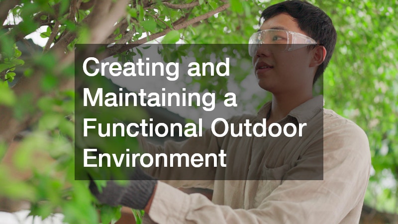 Creating and Maintaining a Functional Outdoor Environment