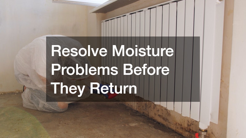 Resolve Moisture Problems Before They Return