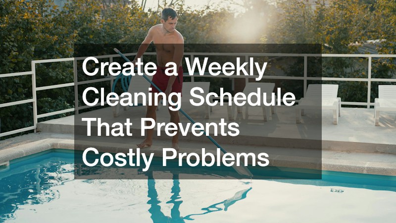 Create a Weekly Cleaning Schedule That Prevents Costly Problems