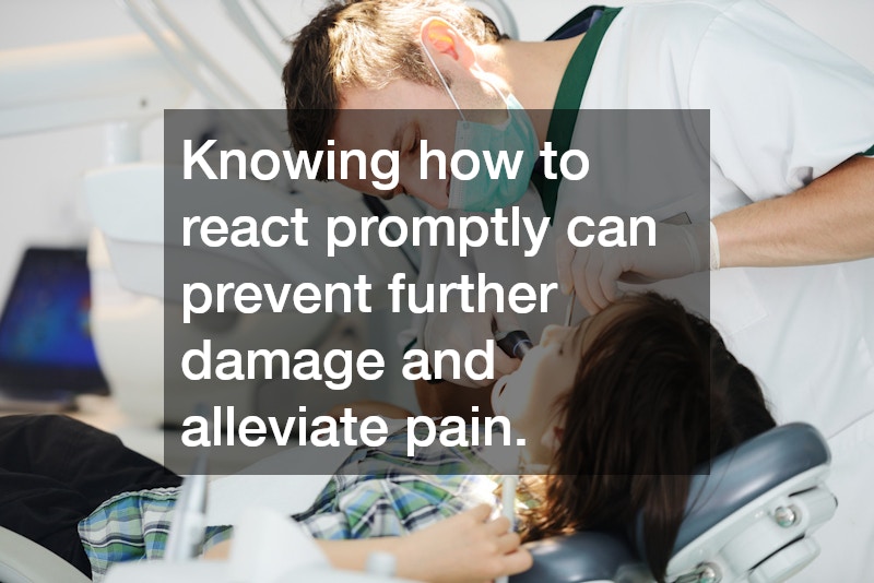 Knowing how to react promptly can prevent further damage and alleviate pain.