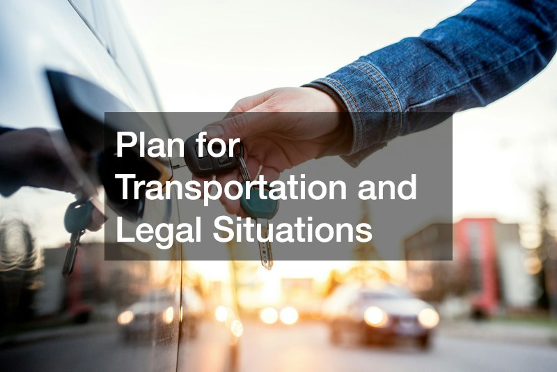 Plan for Transportation and Legal Situations