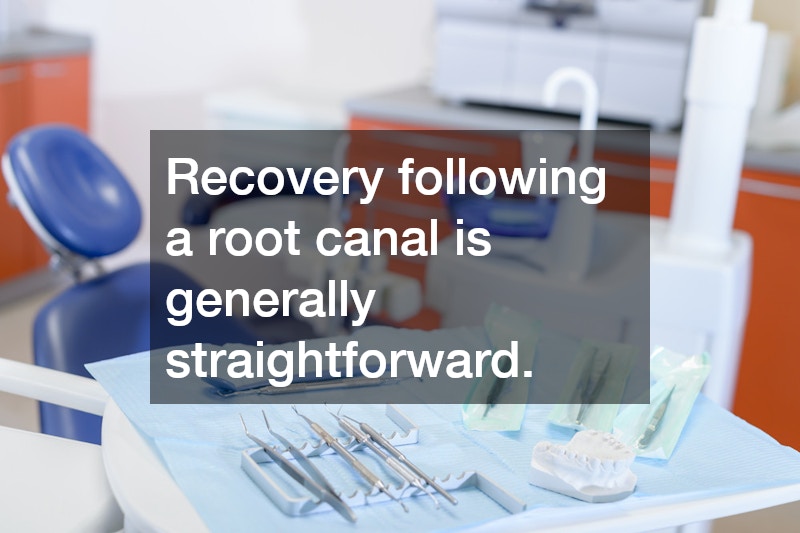 Recovery following a root canal is generally straightforward.