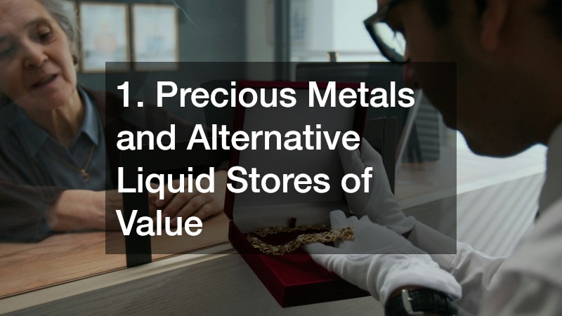 1. Precious Metals and Alternative Liquid Stores of Value