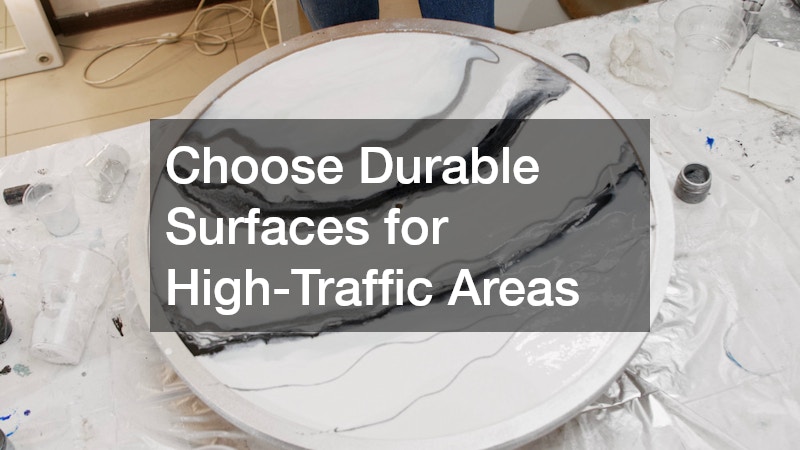 Choose Durable Surfaces for High-Traffic Areas