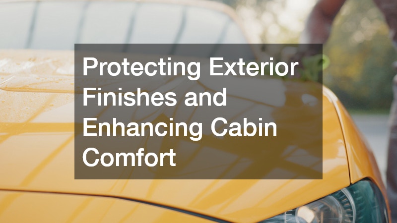 Protecting Exterior Finishes and Enhancing Cabin Comfort