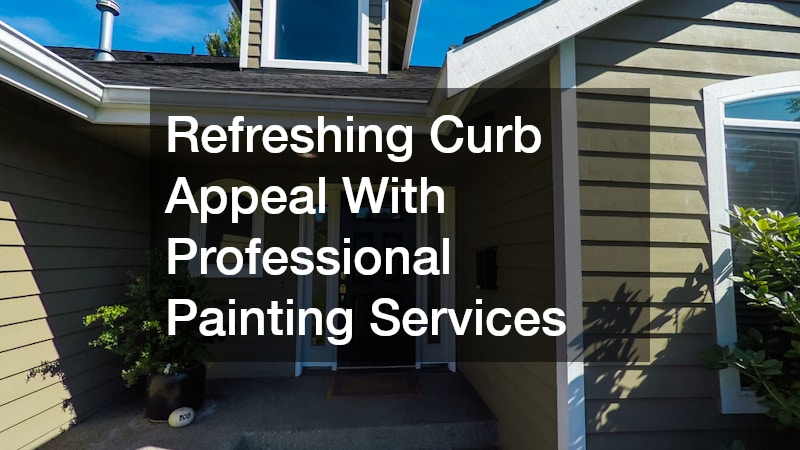 Refreshing Curb Appeal With Professional Painting Services