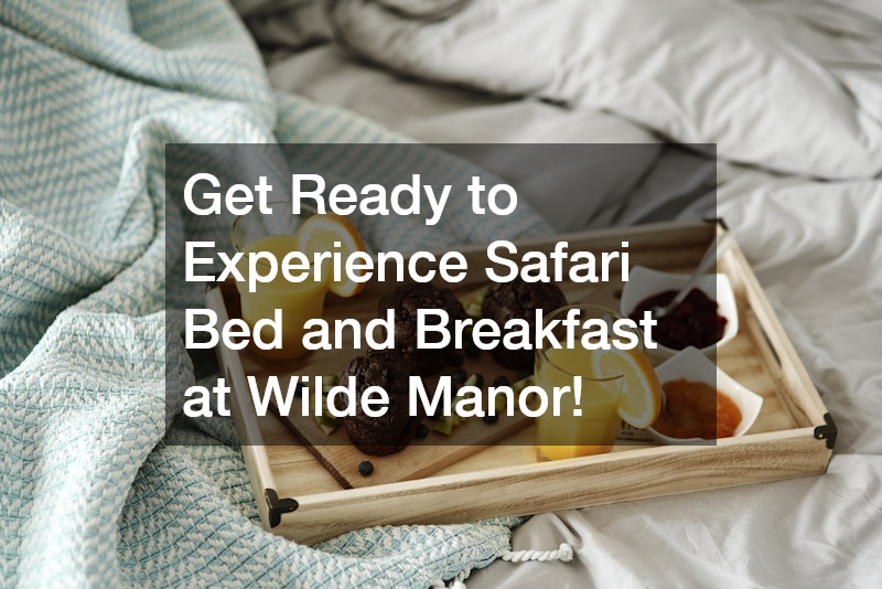 Get Ready to Experience Safari Bed and Breakfast at Wilde Manor!