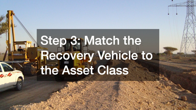 Step 3: Match the Recovery Vehicle to the Asset Class