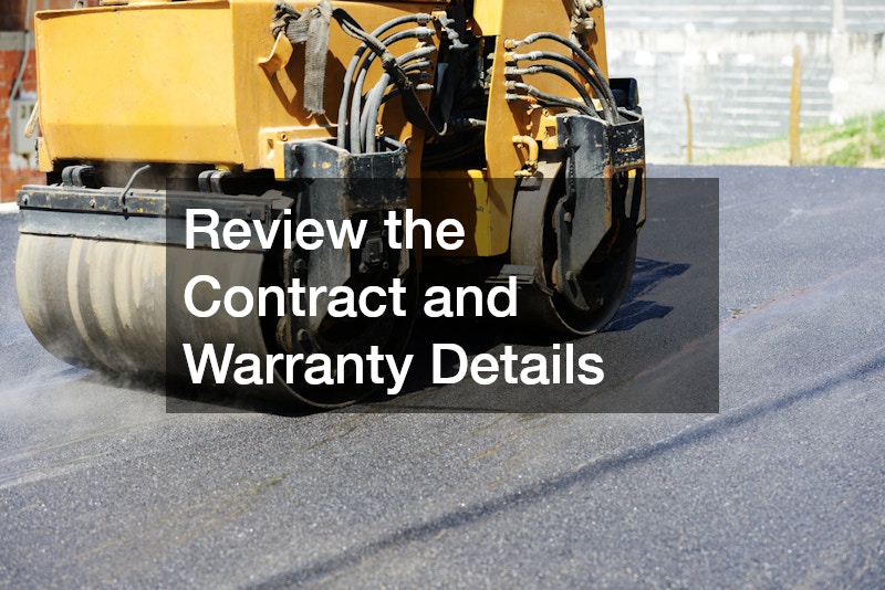 Review the Contract and Warranty Details