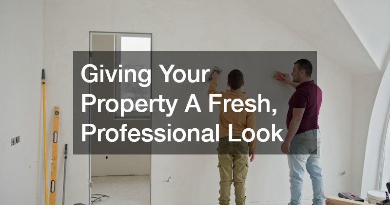 Giving Your Property A Fresh, Professional Look