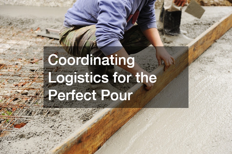 Coordinating Logistics for the Perfect Pour