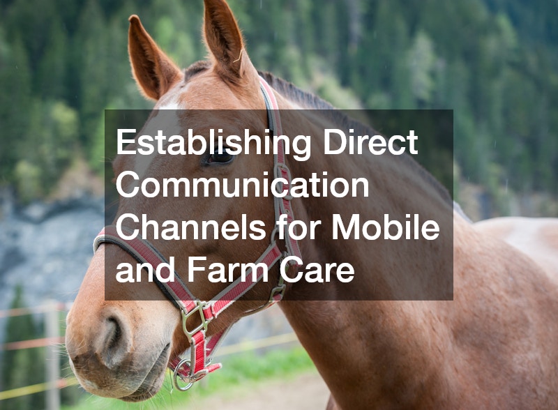 Establishing Direct Communication Channels for Mobile and Farm Care